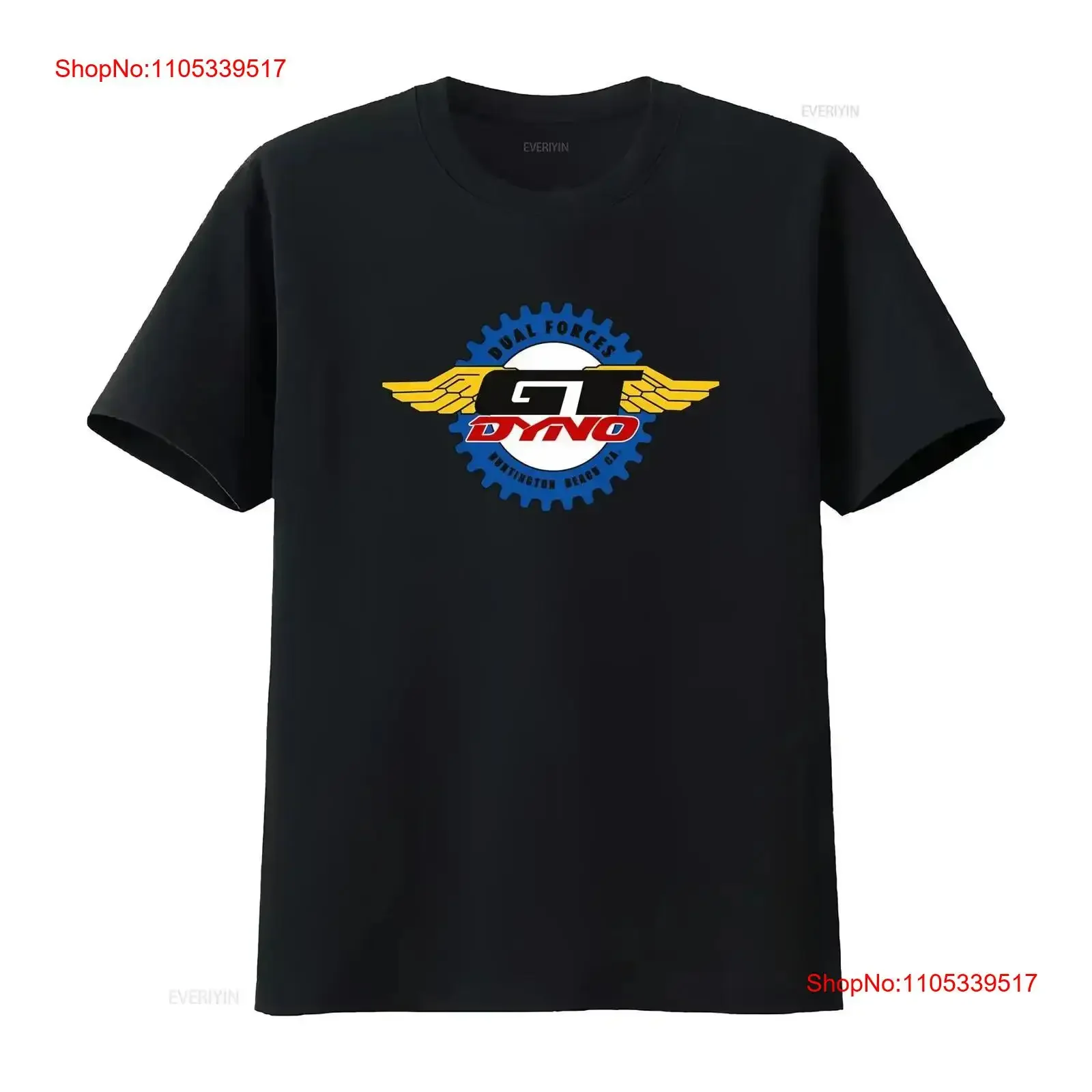 Camiseta de algodón grueso GT DYNO BMX FREESTYLE de manga corta, estilo vintage, lavada, cómoda, para uso diario, a la moda, elástica.