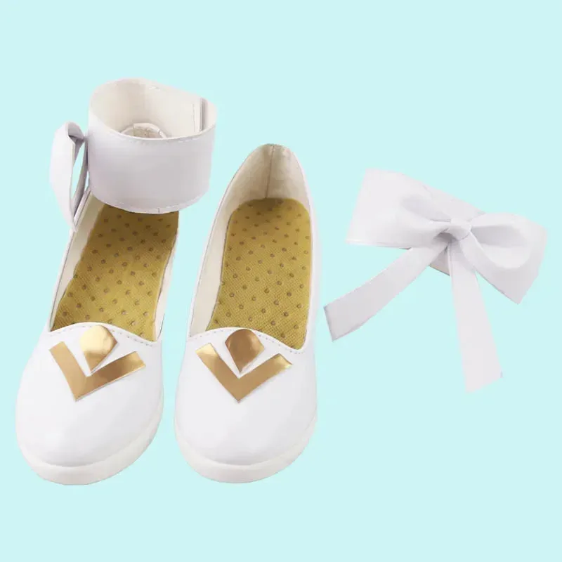 

NewGame LOL Gwen PU Leather Shoes Halloween Carnival Boots Cosplay Prop Custom Made2025