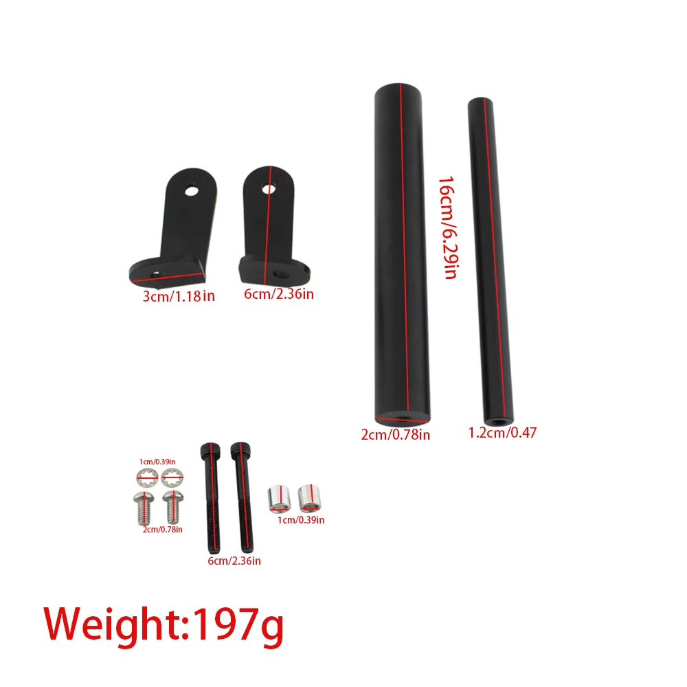 For Yamaha YZF-R7 2022 2023 2024 2025 Motorcycle Handlebar Cross Bar GPS Phone Navigation Holder Mount Extension Bracket 4
