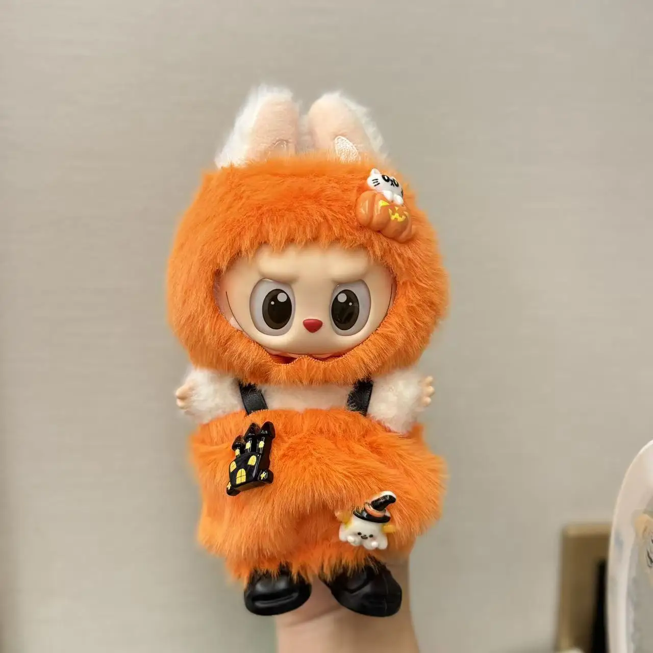 Only Clothing for Labubu Halloween Magical Witch Doll Costume Standing Posture 17cm Vinyl Doll Changing Doll Accessories Gift