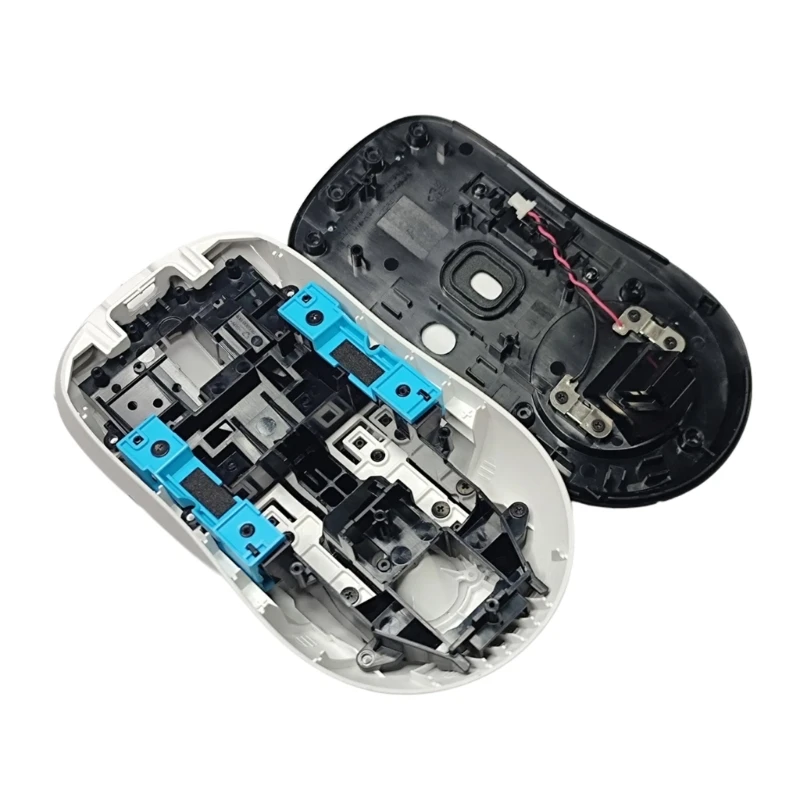 Wireless Mouse Outer Shell Housing in White, Plastic Repair Cover Part for GPRO WIRELESS, GPW Worn Exterior Care, Home Use, H8WD