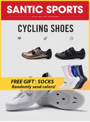 Santic Road Bike Shoes Unisex Road Bike Cycling Shoes Nylon Sole Road Bicycle Breathable WS23041