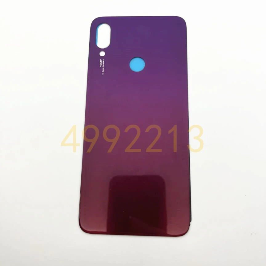 For Xiaomi Redmi Note 7 Battery Cover Back Glass Panel Rear Door Housing Case For Redmi Note 7 Pro Back battery Cover