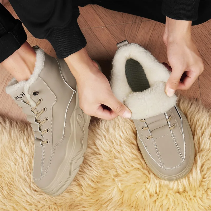 

New Autumn and Winter Style Fleece Versatile High-efficiency Workwear Durable and High-quality Anti-slip Outdoor Casual Shoes