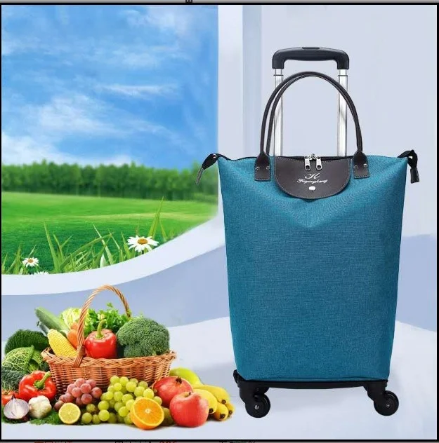 portable-shopping-cart-with-wheels-nylon-foldable-leisurely-use-for-elderly-and-middle-aged-people-vegetable-buying-trolley