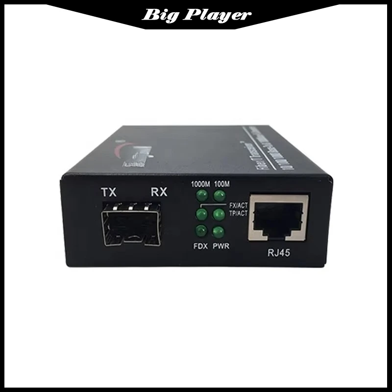 

Wanglink 10/100/1000M High Speed Fiber Ethernet SFP To RJ45 Media Converter