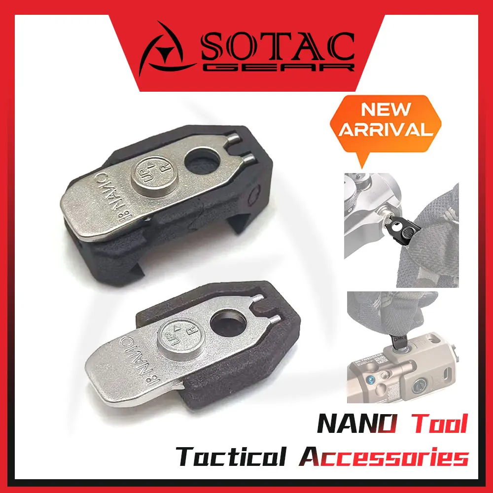 SOTAC Jacht multifunctioneel NANO-gereedschap met NANO-drager tactische accessoires