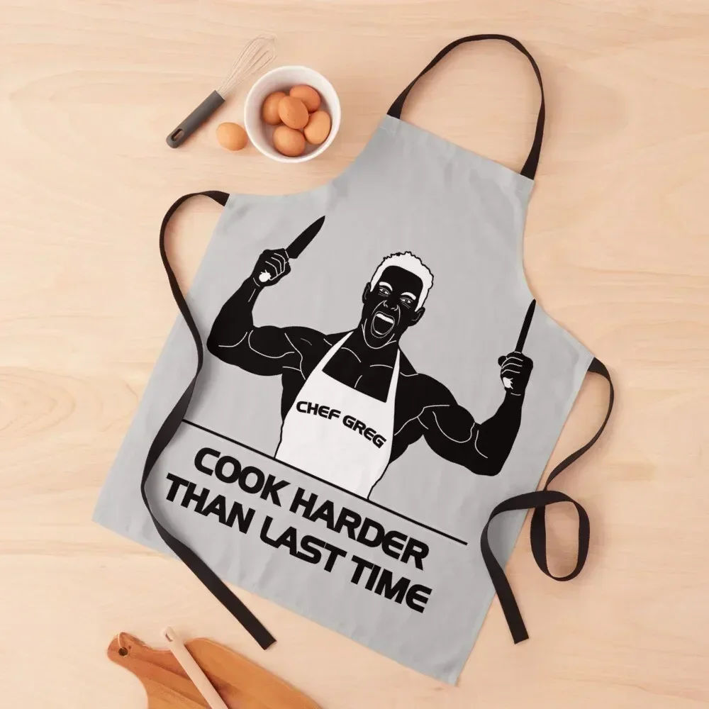 

Greg Doucette Cook Harder Than Last Time Apron Kitchen Items For Home Things For The Kitchen Cute Kitchen Korean Apron