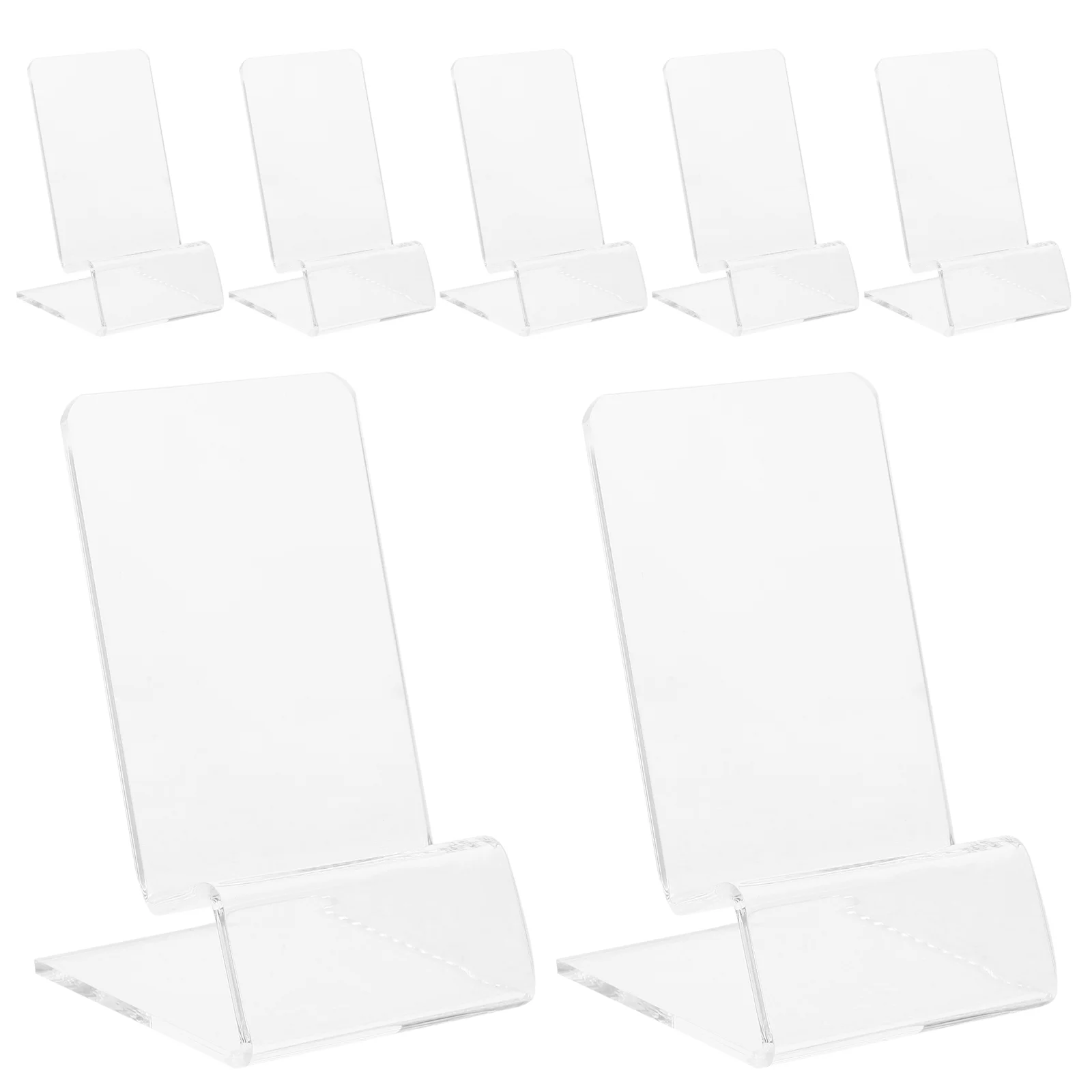 10 Pcs Display Stand Cell Phone Holder Desk Acrylic for Office Accessories Cute Work Women