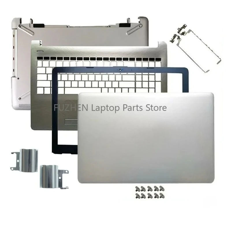 

New Laptop Case For 15-BS 15-BW 15-RA 15-RB 15Q-BU 250 G6 255 G6 TPN-C129 LCD Back Cover Bezel Hinge Palmrest Bottom Case Top
