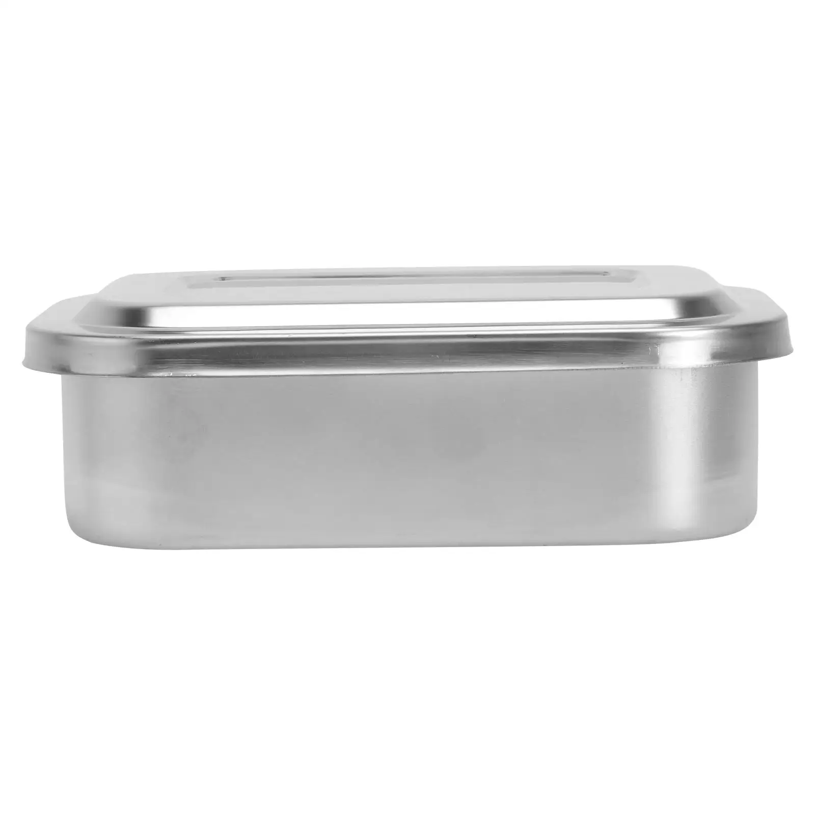 

Stainless Steel Square Plate Instrument Tray with Cover for Storing Surgical Tools Medical Teaching Supplies
