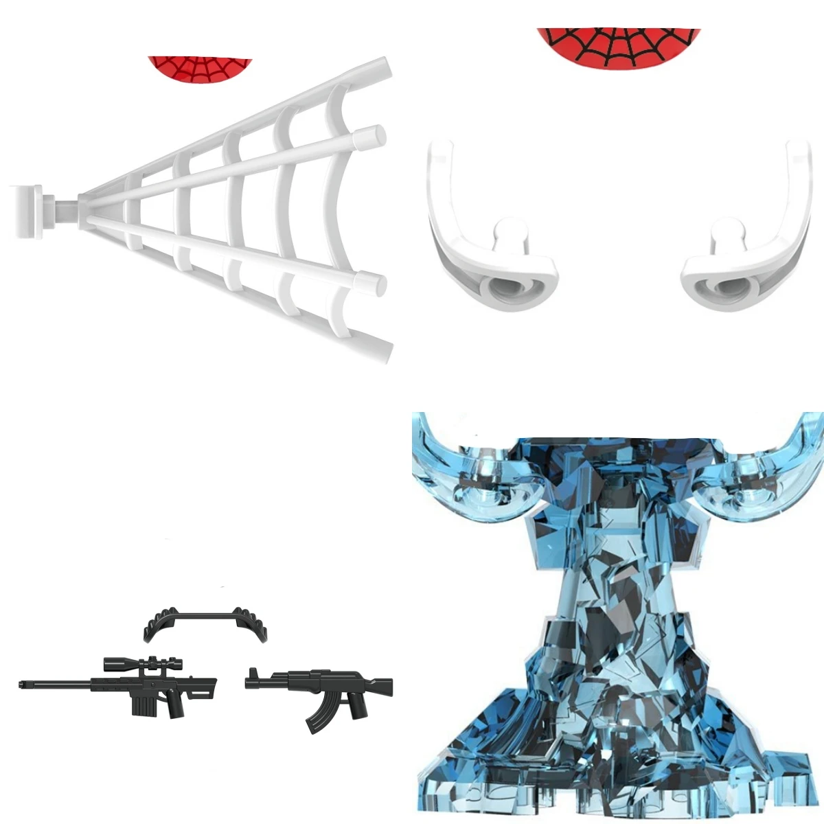 Juguetes de película, juego de bloques de construcción de araña, bloques de modelismo, mini figuras de juguete de acción, juguete para regalo para niños