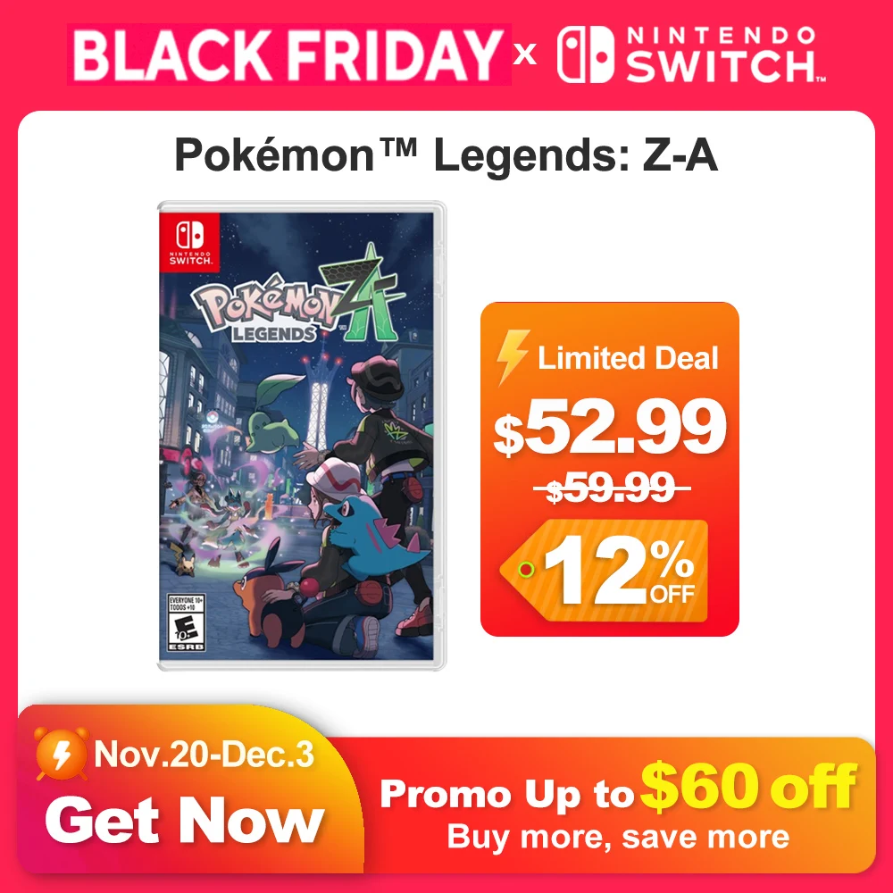 Nintendo Switch Game Deals Pokémon Legends Z-A 100% Original Physical Game Card RPG Genre Pokemon Series Game for Switch Console