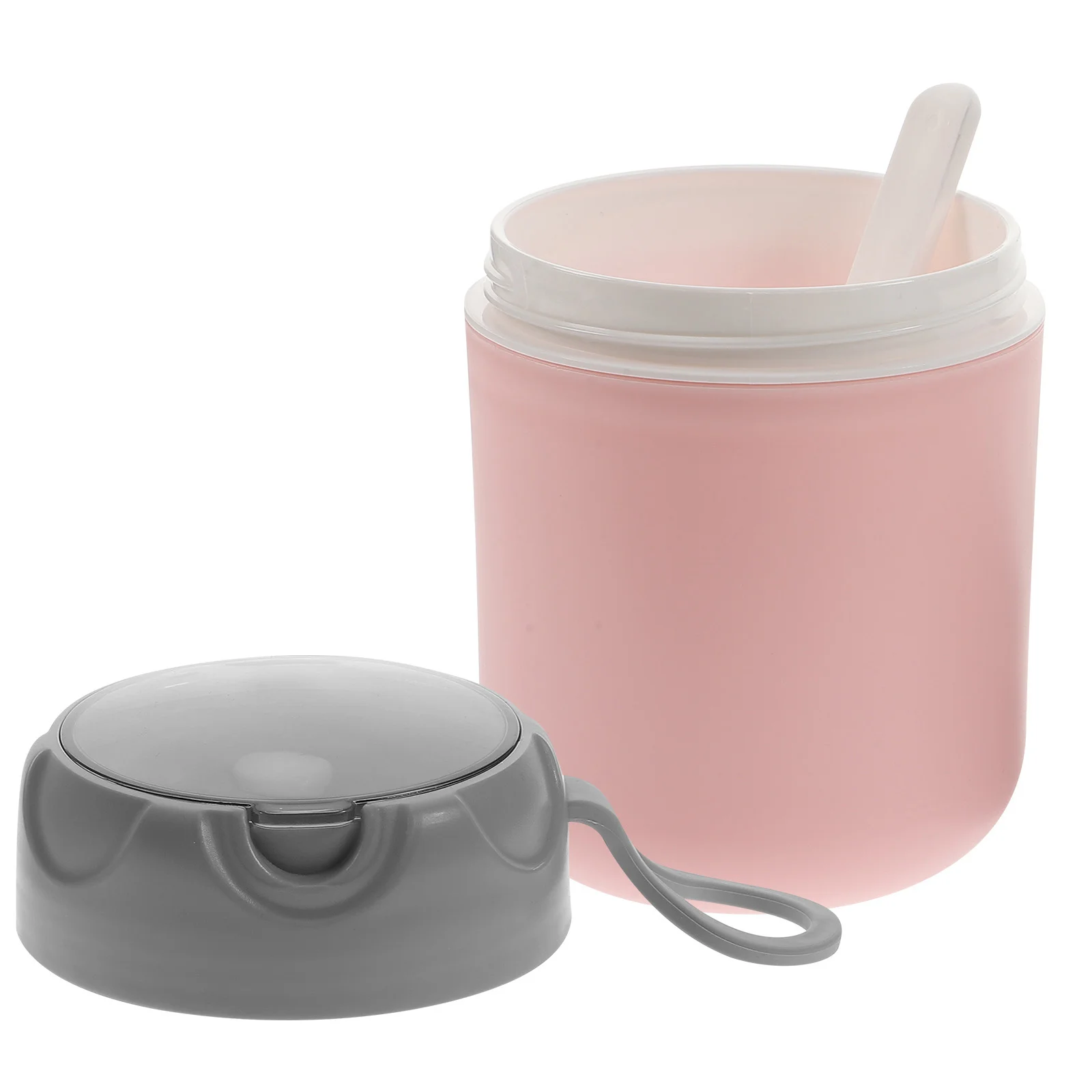 

Breakfast Cup Oatmeal Container to Go Multi-use Stylish Milk Soup Food Storage Holder Anti-leak Porridge Cereal Colored