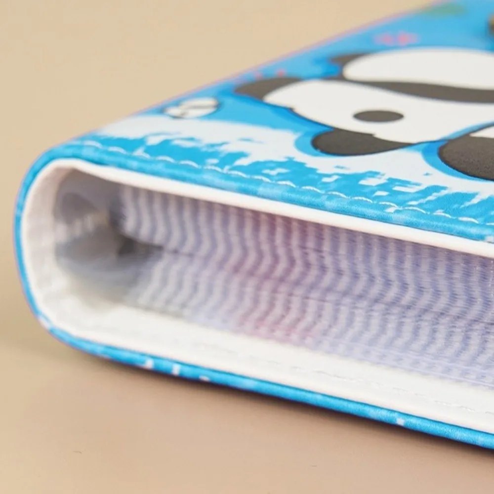 Buku Tabungan Mini Binder Anti Air Kapasitas Besar Capybara Panda 100 Amplop dengan Kunci Sandi