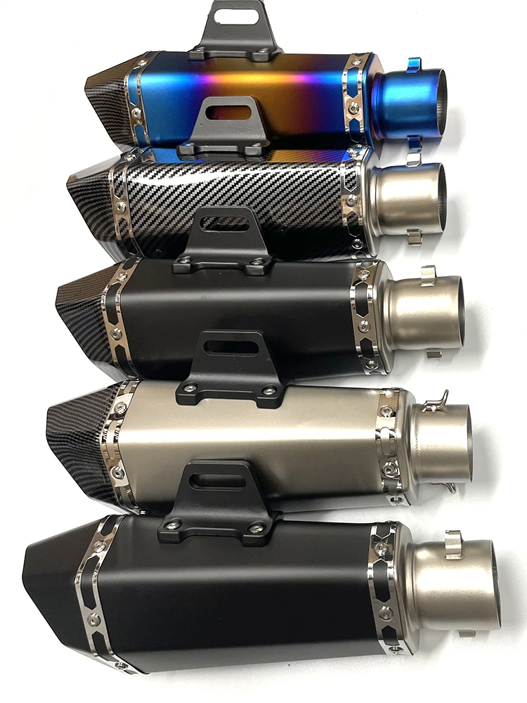 51mm Universele Inlaat Motorfiets Uitlaat R11 Uitlaat met DB killer voor ninja650 Z750 Z800 mt03 R6 R3 R25 Z400 Z900 MT07 MT09 - afbeelding 2