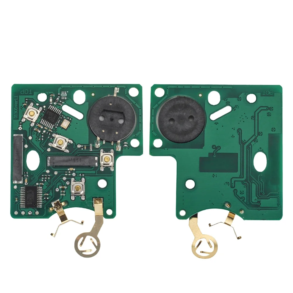 KEYYOU 433MHz PCF7952 Chip 4 pulsanti chiave a distanza per auto per Renault Megane III Laguna III Koleos CLIO Smart Card 2008-2011