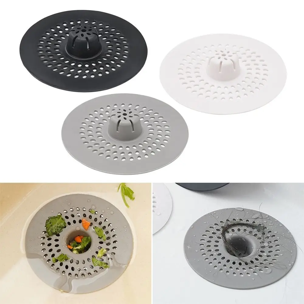 

Useful Anti-blocking Sink Strainer Floor Drain Round Shape Mesh Trap Hair Clean Up Shower Drain Pad Kitchen Bathroom Accessories
