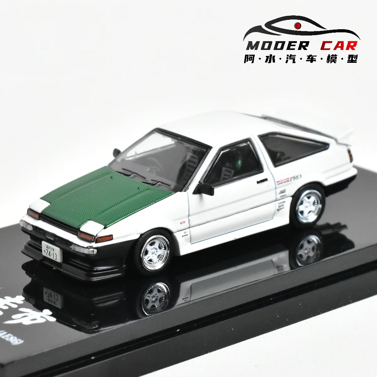 هواية اليابان 1:64 تروينو AE86 دييكاست نموذج سيارة