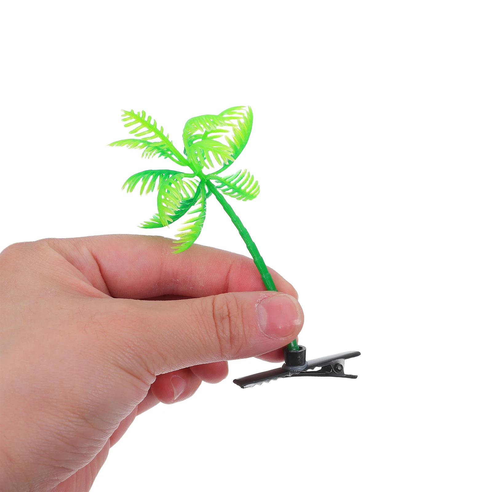 

30pcs Beach Themed Coconut Tree Headwear Tree Hair Clips Beach Themed Lightweight Cute Barrettes for Girls Women Party Cosplay