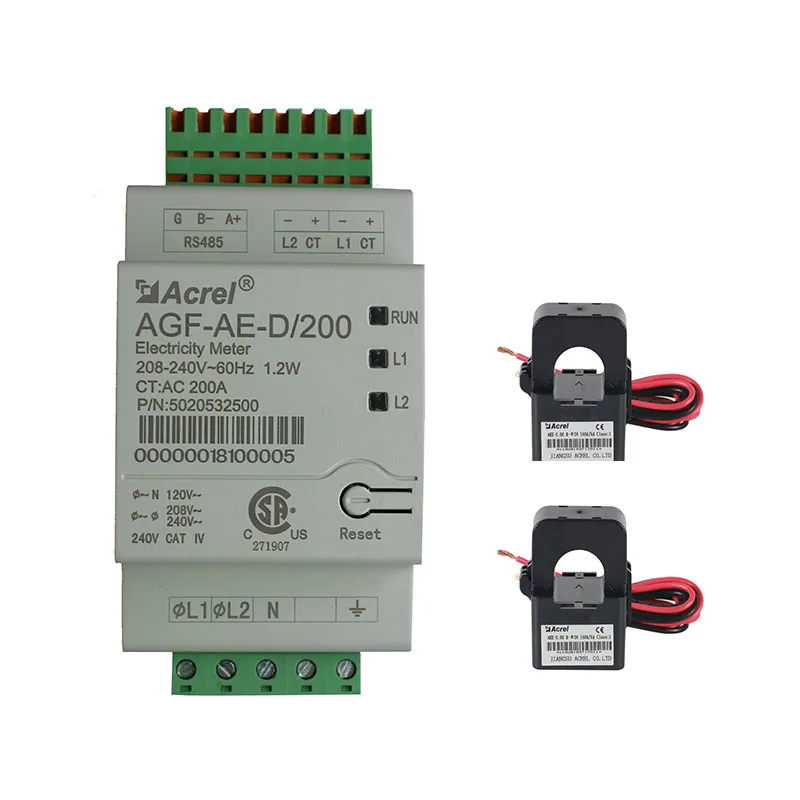 

Однофазный измеритель мощности Acrel переменного тока TCP/IP, электрооборудование, счетчик энергии с подключением к электроэнергии для системы солнечной энергии