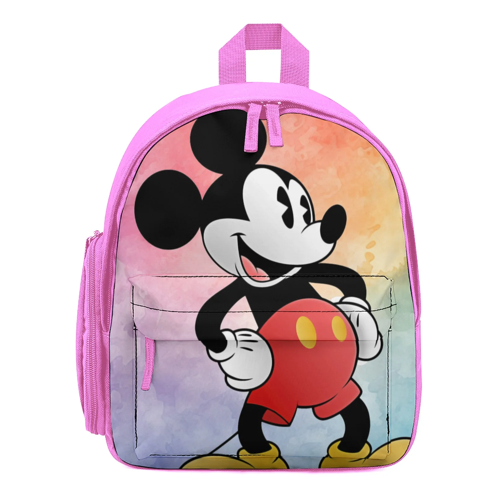 

Mickey Mouse Mochilas De Hombre с принтом «Снова в школу», сумка класса аниме для девочек, 12-дюймовый школьный рюкзак, сумка