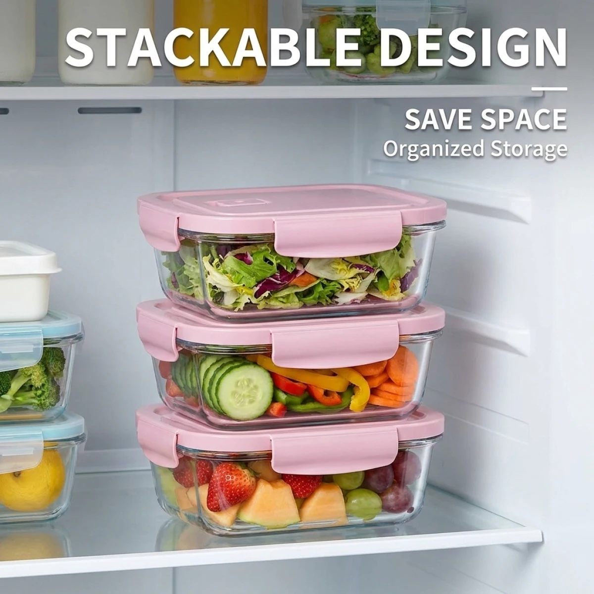 ガラス製食品保存容器 密閉 BPAフリー ランチボックス 食 - Meal Prep Jar Salad のレビューと価格