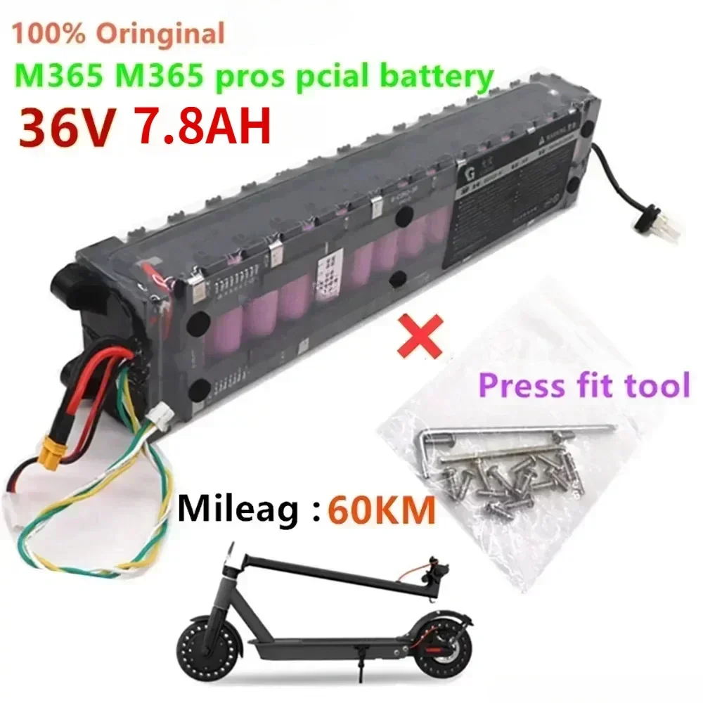 10S3P 36V 7.8Ah Xm M356 Speciale 18650 Lithium Batterijpakket 7800mAh 60km Met Waterdichte Bluetooth Communicatie