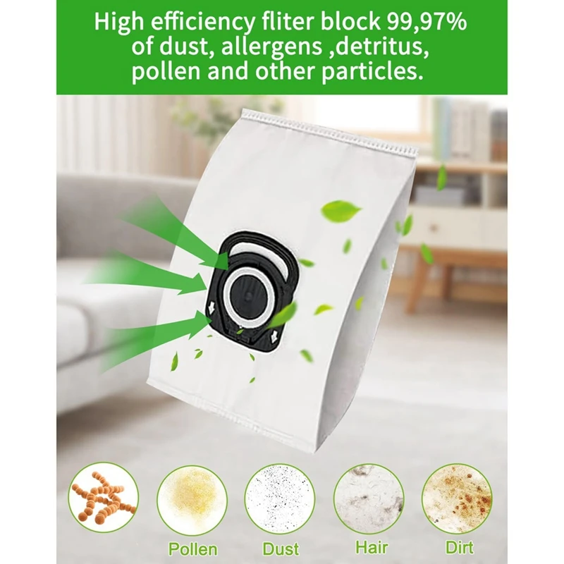 สำหรับ Rowenta ZR200520 ZR200540 ZR200720เครื่องดูดฝุ่นถุงเก็บฝุ่นอุปกรณ์อะไหล่