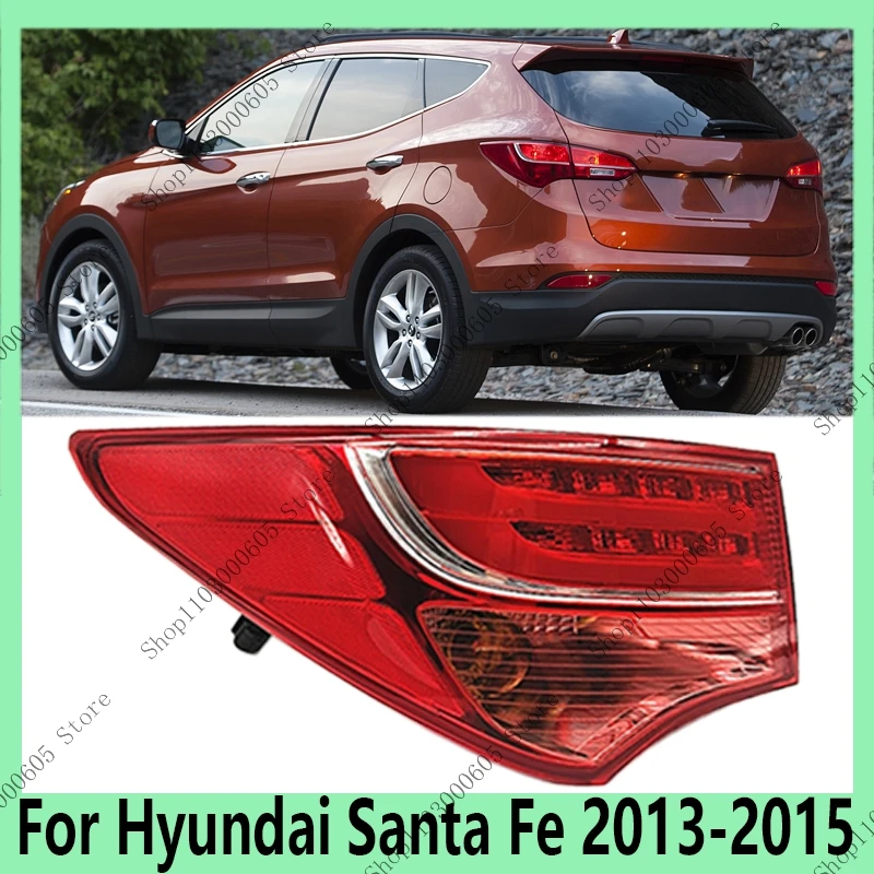 

For Hyundai Santa Fe 2013 2014-2016 Auto Accessories LED Tail Light Turn Signal Brake Warning Light Rear Bumper Parking Light