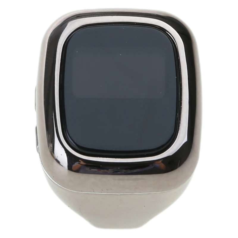 Lightweight Finger Counter with Large OLED Display 4-Channel Multifunctional Finger Ring Counter for Convenient Use