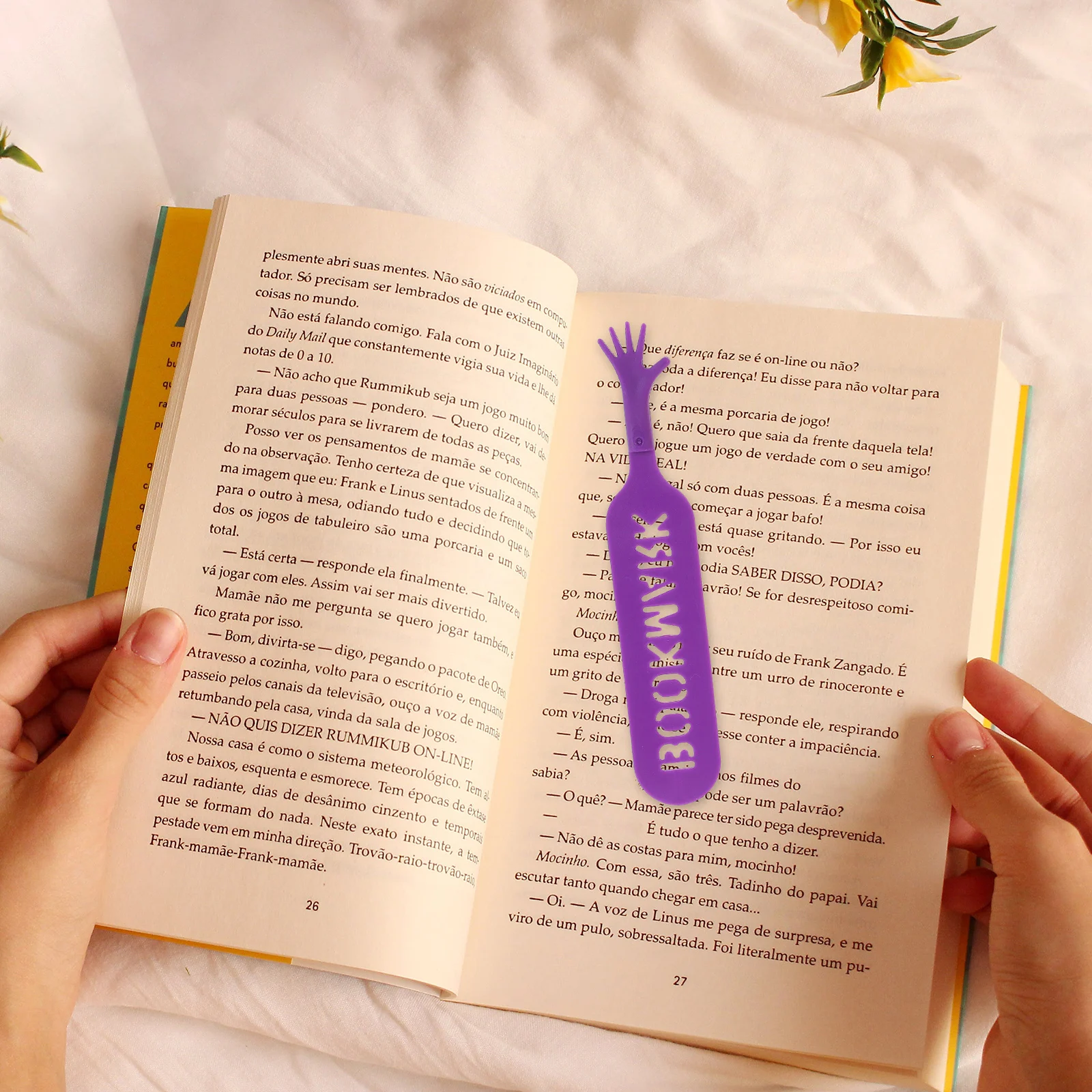

4pcs Finger Bookmarks Creative Student Reading H Page Markers Plastic Novel Textbook Safe Material Smooth Touch Long