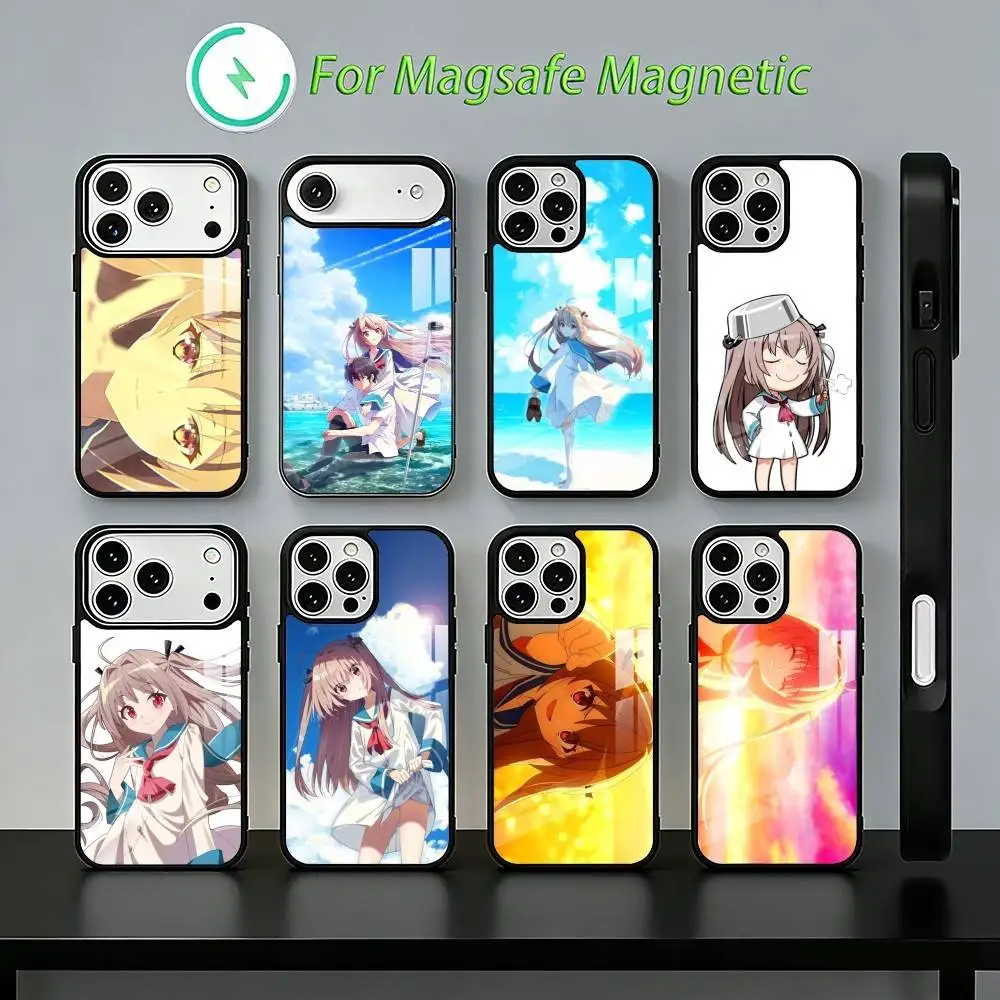 

Чехол для телефона ATRI G-Game A-Anime для iPhone 17, 16, 15, 14, 13, 12, 11, Plus, Pro, Max с магнитной беспроводной зарядкой