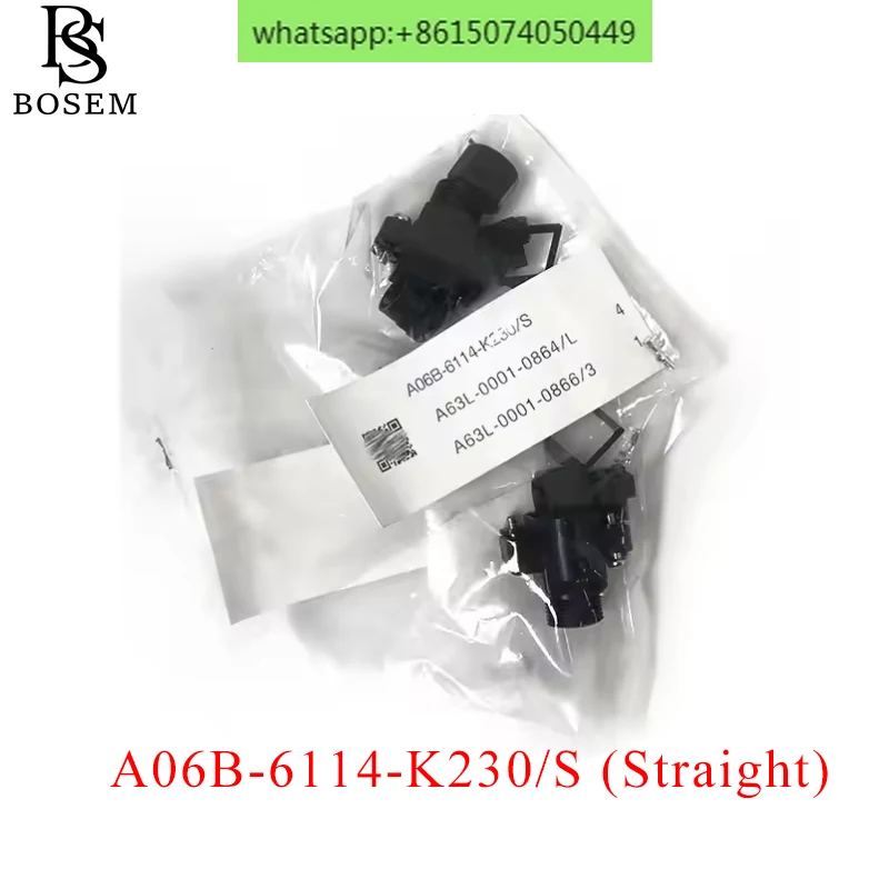 

A06B-6114-K230/S A06B-6114-K230/E Разъем питания для серводвигателя βM0.4 на βM1