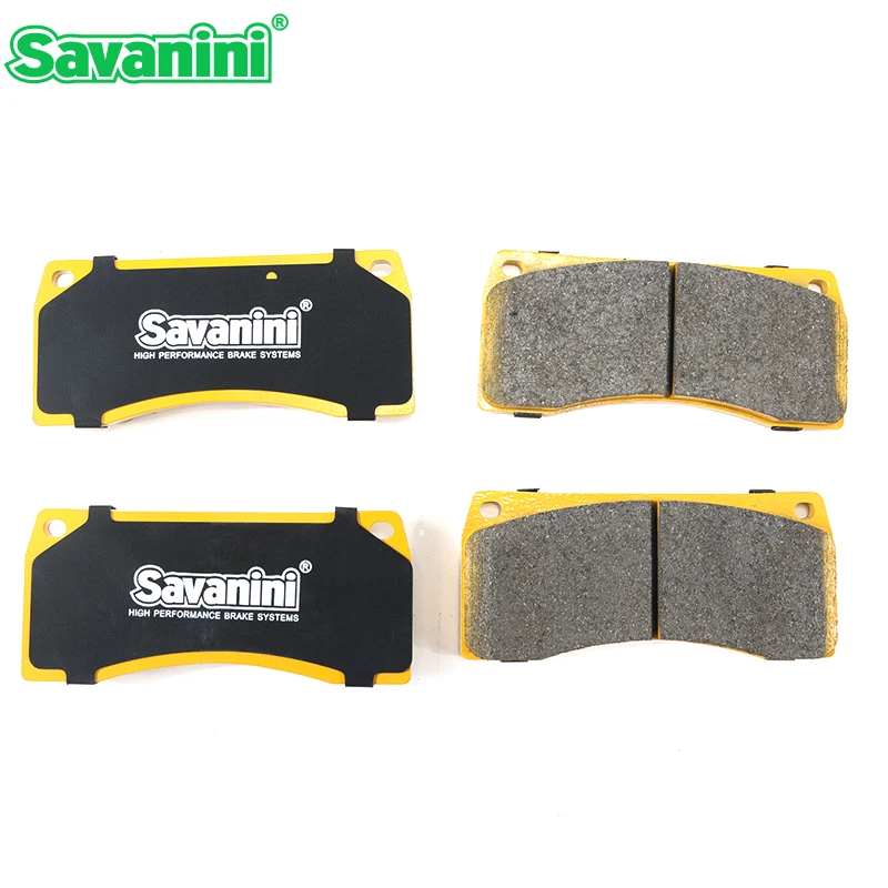 Savanini brand 4pcs car brake pads for street and racing Version with S66A S47R S66B S46A Caliper