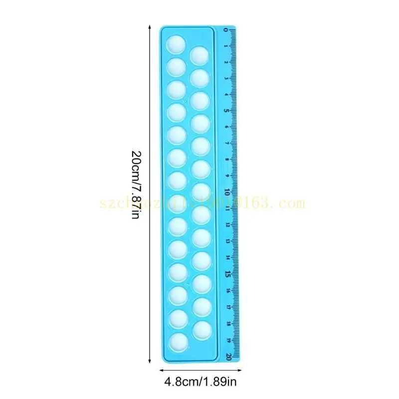 62ka 2 piezas regla multifunción novedoso dibujo regla regla regla medición regla juguete