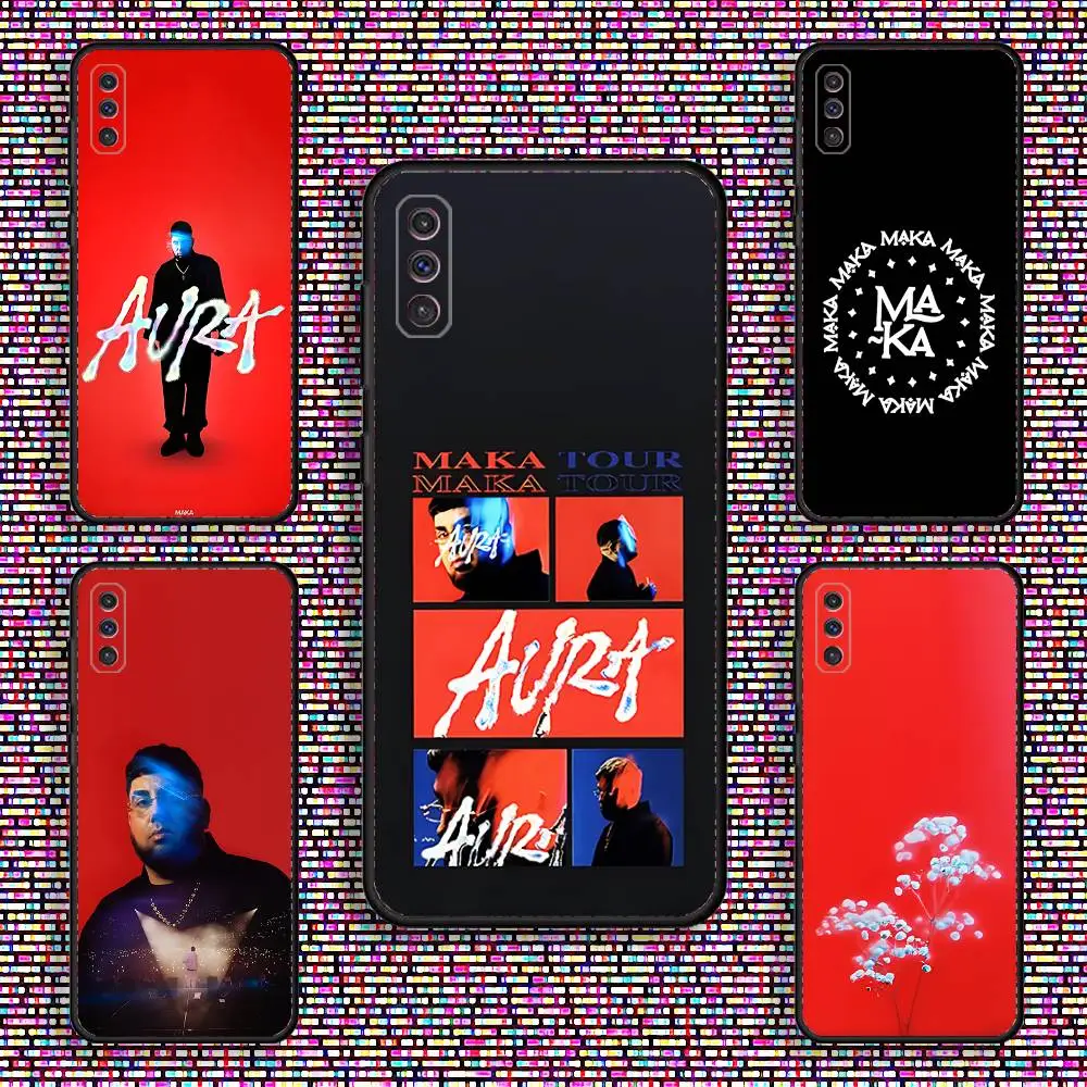 

Maka Aura 2025 Tour Phone Case For Samsung S 25,24,23,22,30,21,10,9,Ultra,Plus,Lite,FE,4,5 G Black Soft Case