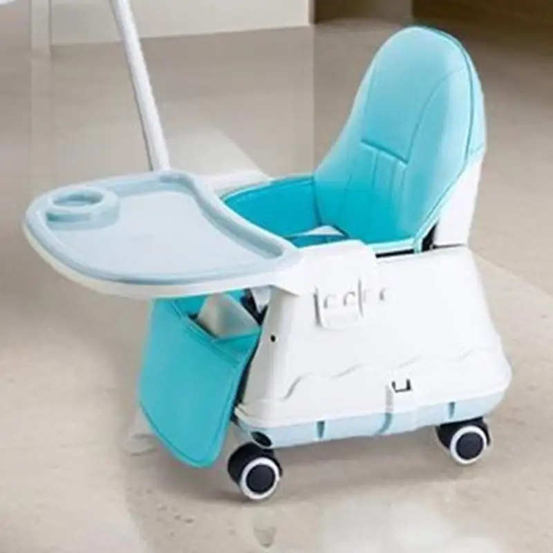 وسادة كرسي C63C للأطفال الصغار لوقت تناول الطعام، وسادة كرسي من جلد البولي يوريثان مقاومة للماء سهلة التنظيف