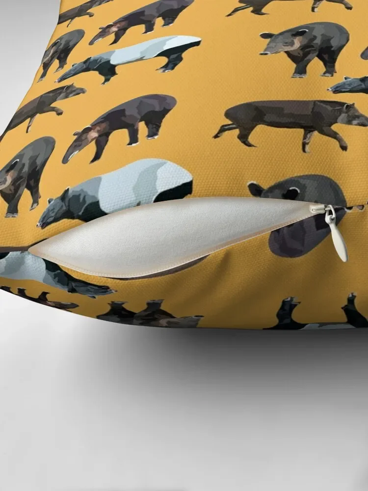 T is for Tapir Throw Pillow Rectangular Cushion Cover Cushion Cover Set