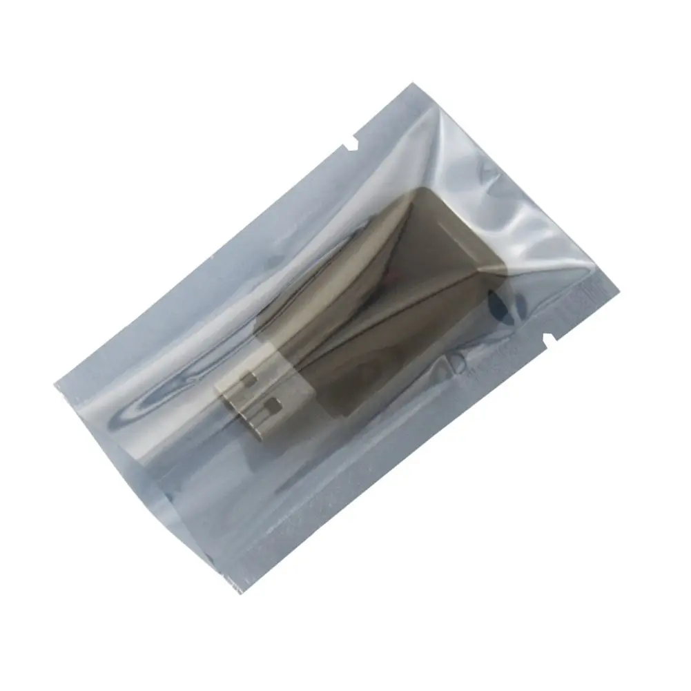 100pcs Anti-static Bags Shielded Packaging Pouch Bags ESD Anti-static Dust-proof Electronic Accessories Battery USB Pouches