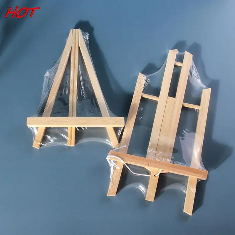 1PC Mini Easel Frame Creative Triangle Wedding Table Card Stand Display Holder Children Painting Craft Artist Supplies 15*8CM