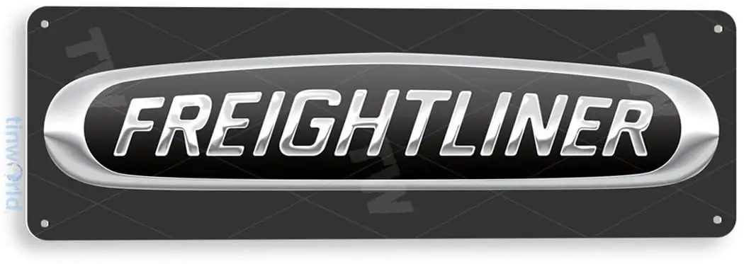 Tinworld Tin Sign Freightliner Truck Metal Sign Decor Truck Stop Auto Shop Garage Store Cave B078