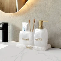 Pearly Transparent Bathroom Accessories Set 2