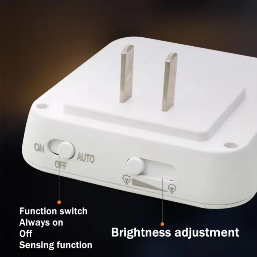 LED Night Lights EU/US Plug Motion Sensor Dimmable Cabinet Light for Baby Bedside Bedroom Corridor Wireless Night Lamp Lighting image 5