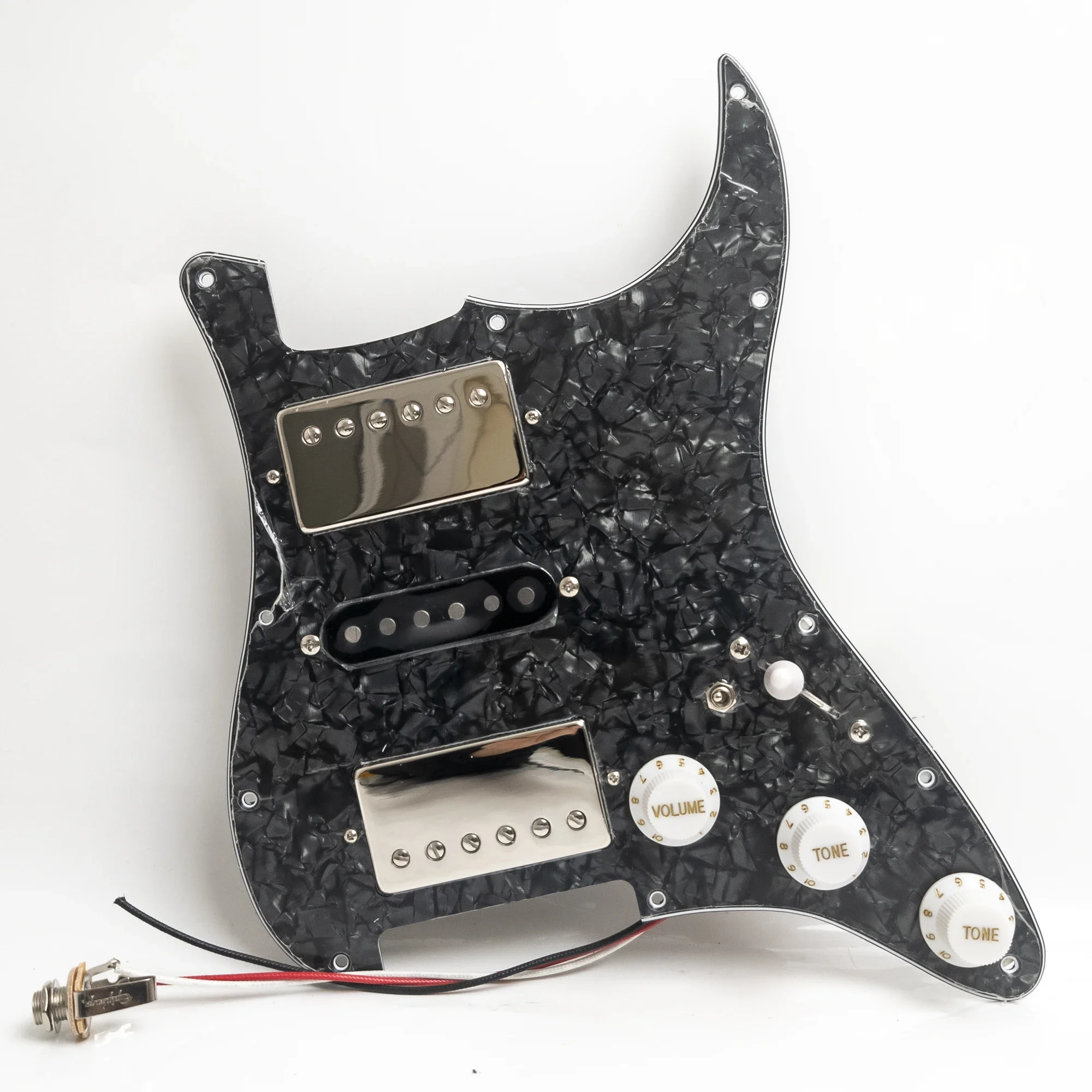 HSH Guitar Prewired Loaded Pickguard With HSH Ainico 5 Humbucker Pickups Set For ST Electric Guitar