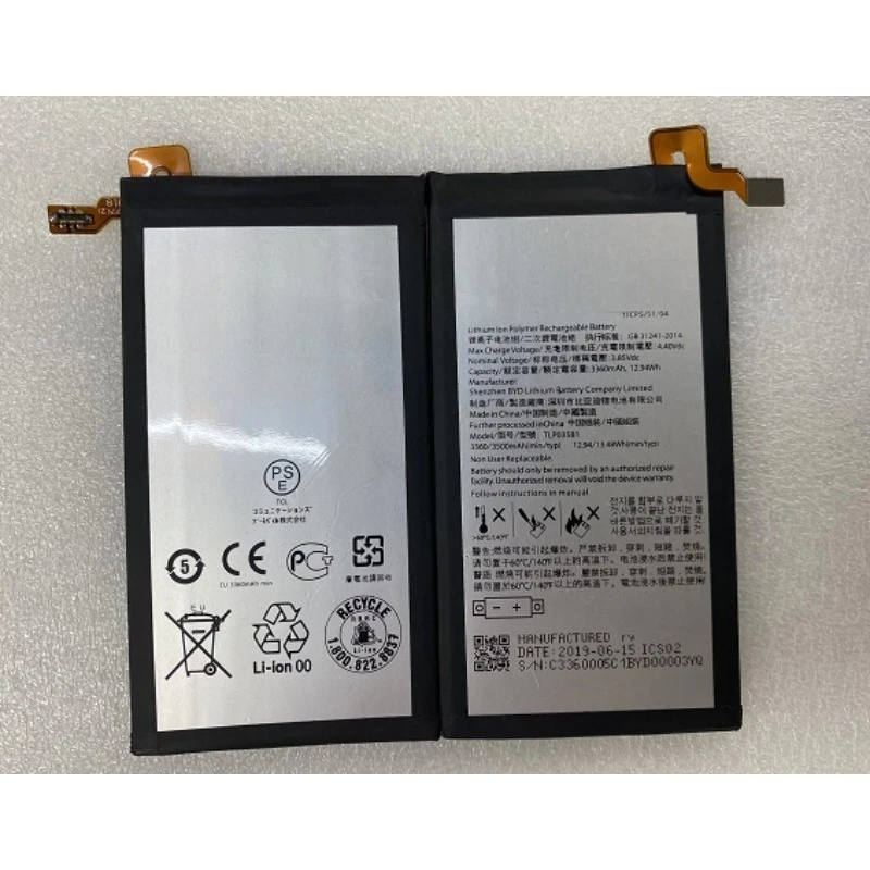 New TLP035B1 TLP034E1 Battery for Blackberry Keytwo Key 2 Keyone KEY1 Capacity Batteries Bateria