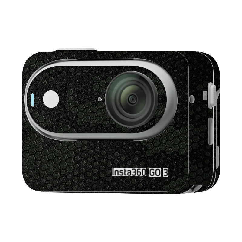 المضادة للخدش فيلم الغطاء الواقي ، كاميرا الجسم الديكور ، ملصق لاصق لامع ل Insta360 GO3 ، التفاف الموضة