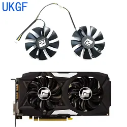 2Pcs/Lot GA91S2U GPU Cooling Fans Replacement For PowerColor Red Devil Radeon RX 470 480 580 Graphics Video Cards Cooler Fans