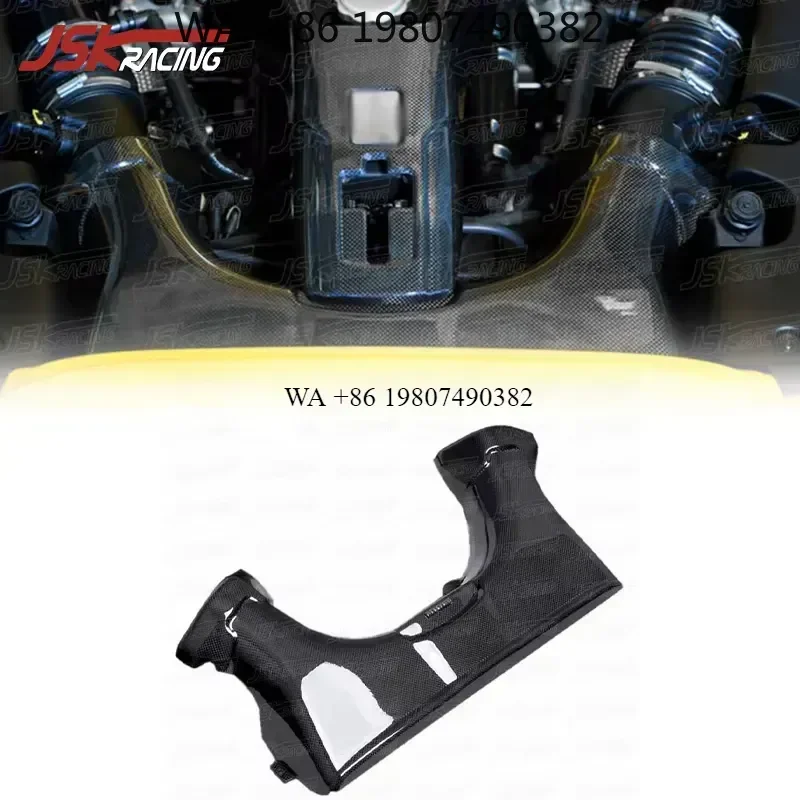 Wmwmnu Carbon Fiber Engine Air Box Cover for Capristo Style 488 GTB 2015-2018 F488 Intake Manifold Decoration