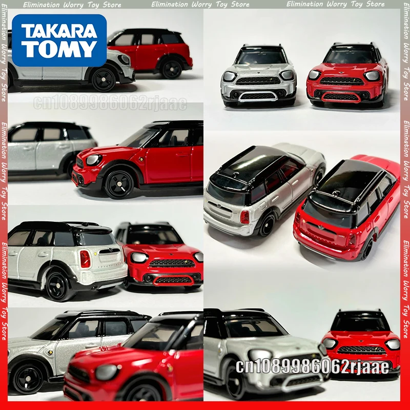Original Takara Tomy Tomica No.52 Mini Cooper Countryman Diecast Alloy Car Model 1:64 Scale Collectible Vehicle Display